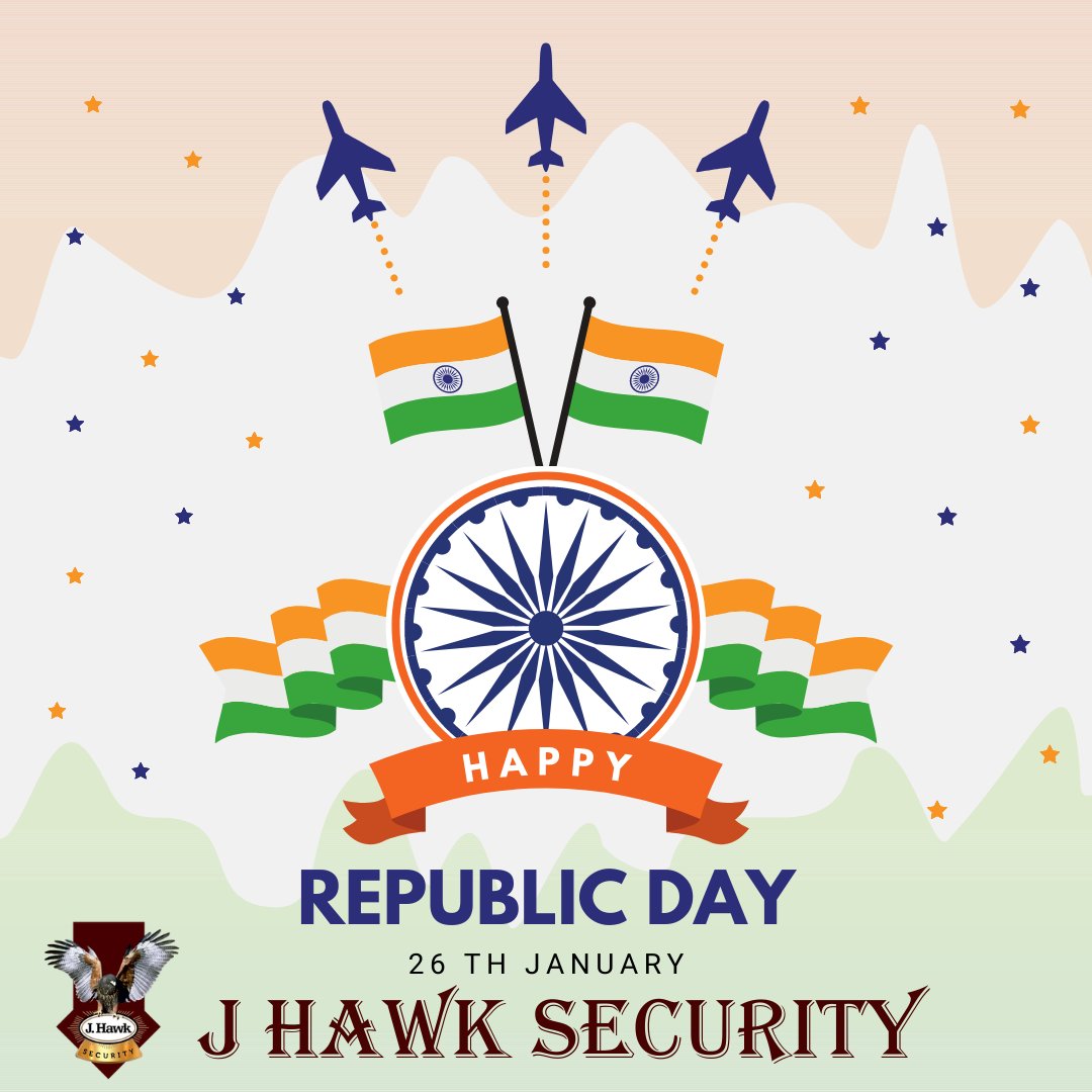 JHawkSecurity's tweet image. J Hawk Security wishes you all a glorious  74th republic day and hopes you enjoy the republic day parade. 
.
.
#republicday #republicdayparade #therepublicday