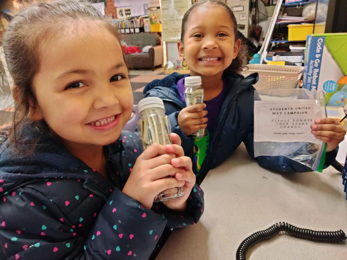 How perfect is this activity Ms. Pearson and her class completed? Students combined learning about their new recycle unit with collecting money for our United Way campaign. They created piggy banks to collect coins for the campaign. #NNPSProud #prekrocks