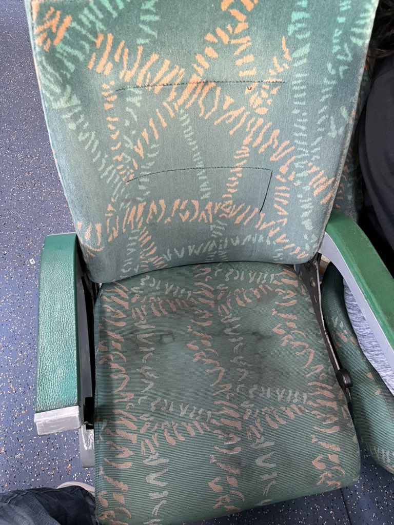 simonavinash's tweet photo. @IRCTCofficial @AshwiniVaishnaw @RailMinIndia Travelling from Bangalore to Chennai on Shatabdi Exp, the cleanliness factor is completely ignored. When questioned, I was told this is clean!! https://t.co/8lSpad6Znv