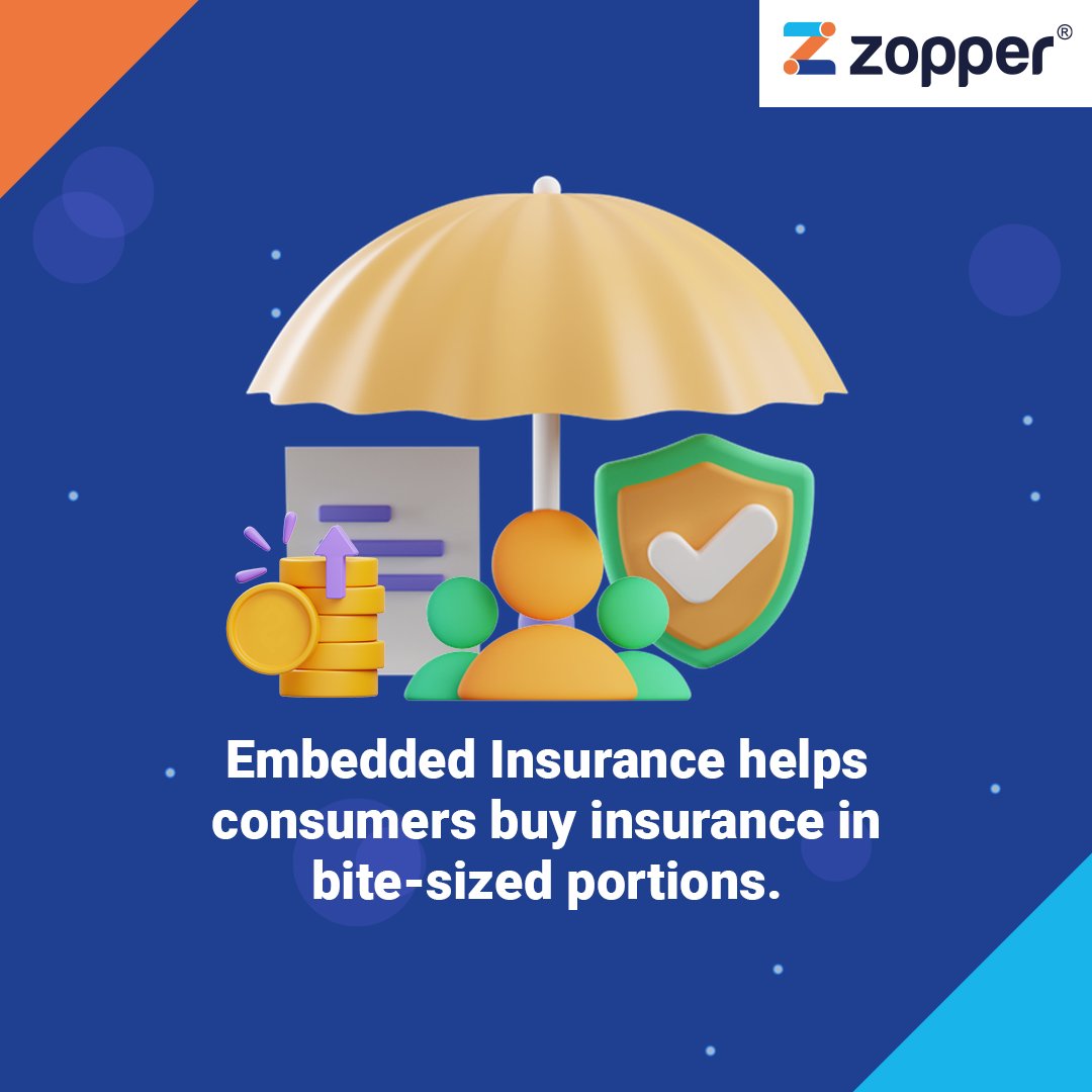#EmbeddedInsurance is contributing to the growth of the #ecommerce industry as it provides #insurance as a bundle to the buyer with an existing product or service. The process is sometimes as simple as checking a box and no separate documentation is required.
#Zopper #Insurtech
