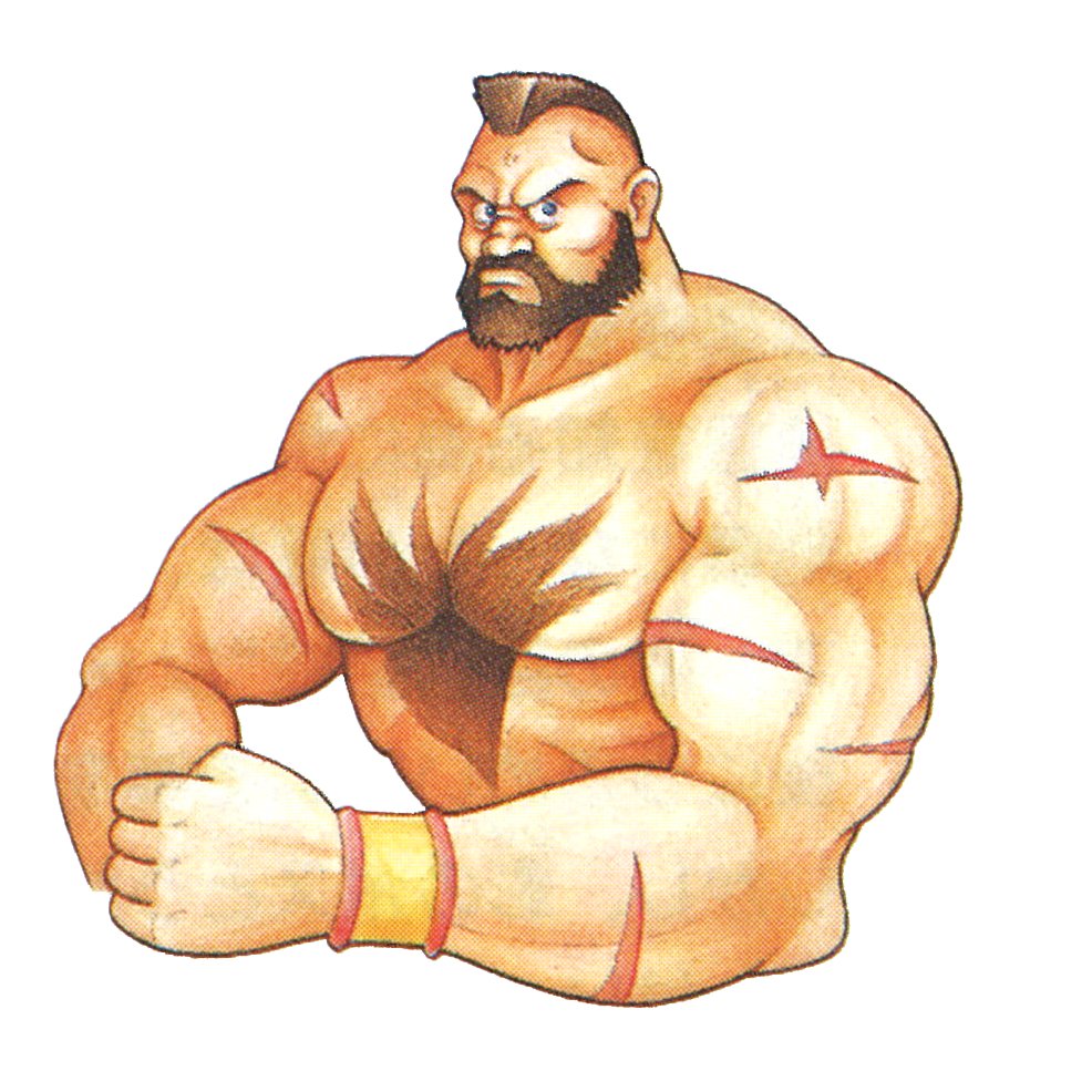 Video Game Art Archive on X: Zangief 'Street Fighter II' Super Nintendo   / X