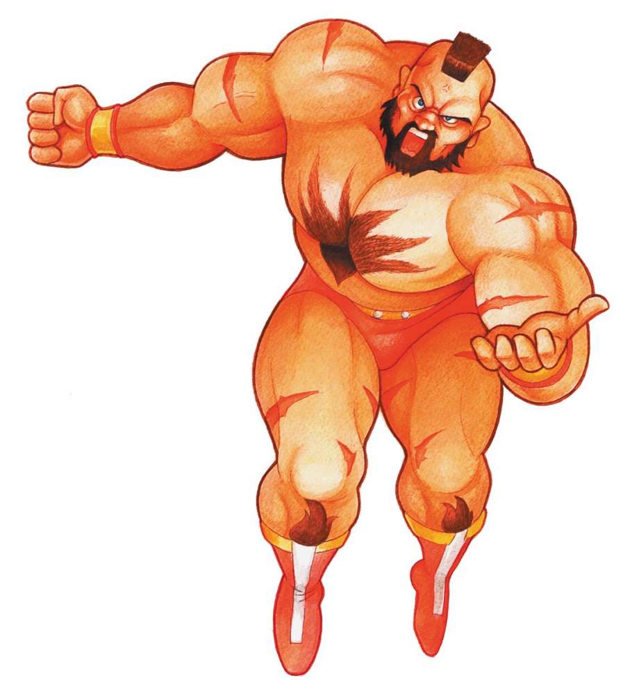 Video Game Art Archive on X: Zangief 'Street Fighter II' Super Nintendo   / X
