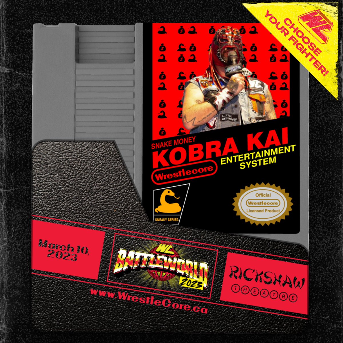 FightKobraKai (@fightkobrakai) on Twitter photo You can blow my cartridge anytime, Player. Get ready to enter the game! It’s 8-Bit Action at the <a href="/RickshawTheatre/">Rickshaw Theatre</a> this March 10th for BattleWorld’23 by <a href="/WrestleCoreRLD/">WrestleCore</a>
🎟 eventbrite.com/e/520786324917
#wrestlecore #gamers #Vancouver #WrestlingTwitter #gaming You can blow my cartridge anytime, Player. Get ready to enter the game! It’s 8-Bit Action at the <a href="/RickshawTheatre/">Rickshaw Theatre</a> this March 10th for BattleWorld’23 by <a href="/WrestleCoreRLD/">WrestleCore</a>
🎟 eventbrite.com/e/520786324917
#wrestlecore #gamers #Vancouver #WrestlingTwitter #gaming