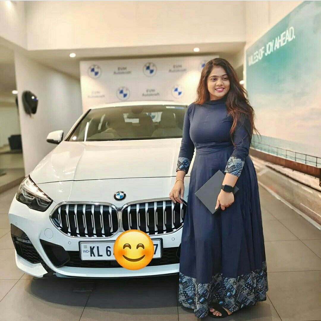 Congratulations @meghana_ellen for your brand new BMW Car 😍 #MeghanaEllan #KollywoodCinima #BMW