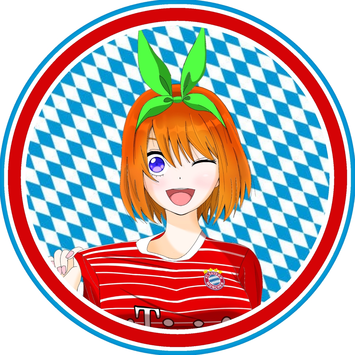 Caleb HernandezさんがTwitterに投稿した中野四葉(五等分の花嫁)のイラスト。