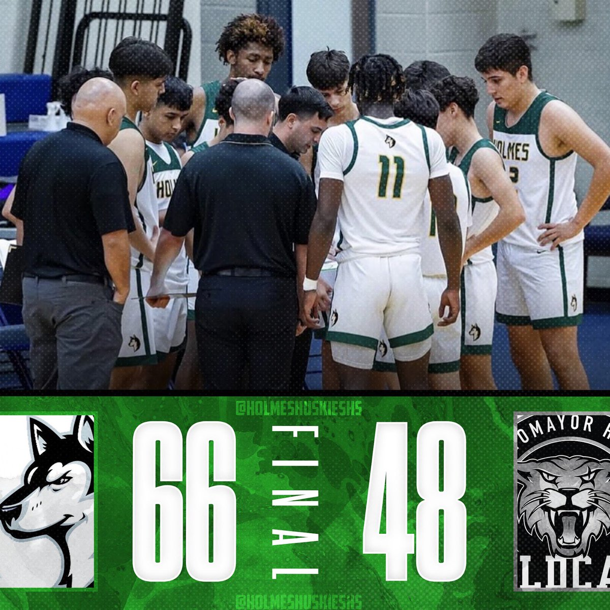 Holmes (@holmeshuskieshs) on Twitter photo FINAL 🏀
Huskies defeat Sotomayor 66-48🐾🐺
Record (12-14)
-
<a href="/HolmesHuskyFB/">Holmes Huskies Football 🏈</a> #txhsbasketball <a href="/NISD_Athletics/">NISD_Athletics</a>
<a href="/NISDHolmes/">NISD Holmes</a> @Husky6AAthletes <a href="/CoachPPadilla/">CoachPadilla</a> <a href="/CoachVargas1/">Coach Vargas</a> <a href="/HolmesHuskyBB/">Holmes Basketball</a> <a href="/SAHolmesSports/">SA Holmes Athletics</a> <a href="/CoachFarruggia/">Adrian Farruggia</a> FINAL 🏀
Huskies defeat Sotomayor 66-48🐾🐺
Record (12-14)
-
<a href="/HolmesHuskyFB/">Holmes Huskies Football 🏈</a> #txhsbasketball <a href="/NISD_Athletics/">NISD_Athletics</a>
<a href="/NISDHolmes/">NISD Holmes</a> @Husky6AAthletes <a href="/CoachPPadilla/">CoachPadilla</a> <a href="/CoachVargas1/">Coach Vargas</a> <a href="/HolmesHuskyBB/">Holmes Basketball</a> <a href="/SAHolmesSports/">SA Holmes Athletics</a> <a href="/CoachFarruggia/">Adrian Farruggia</a>