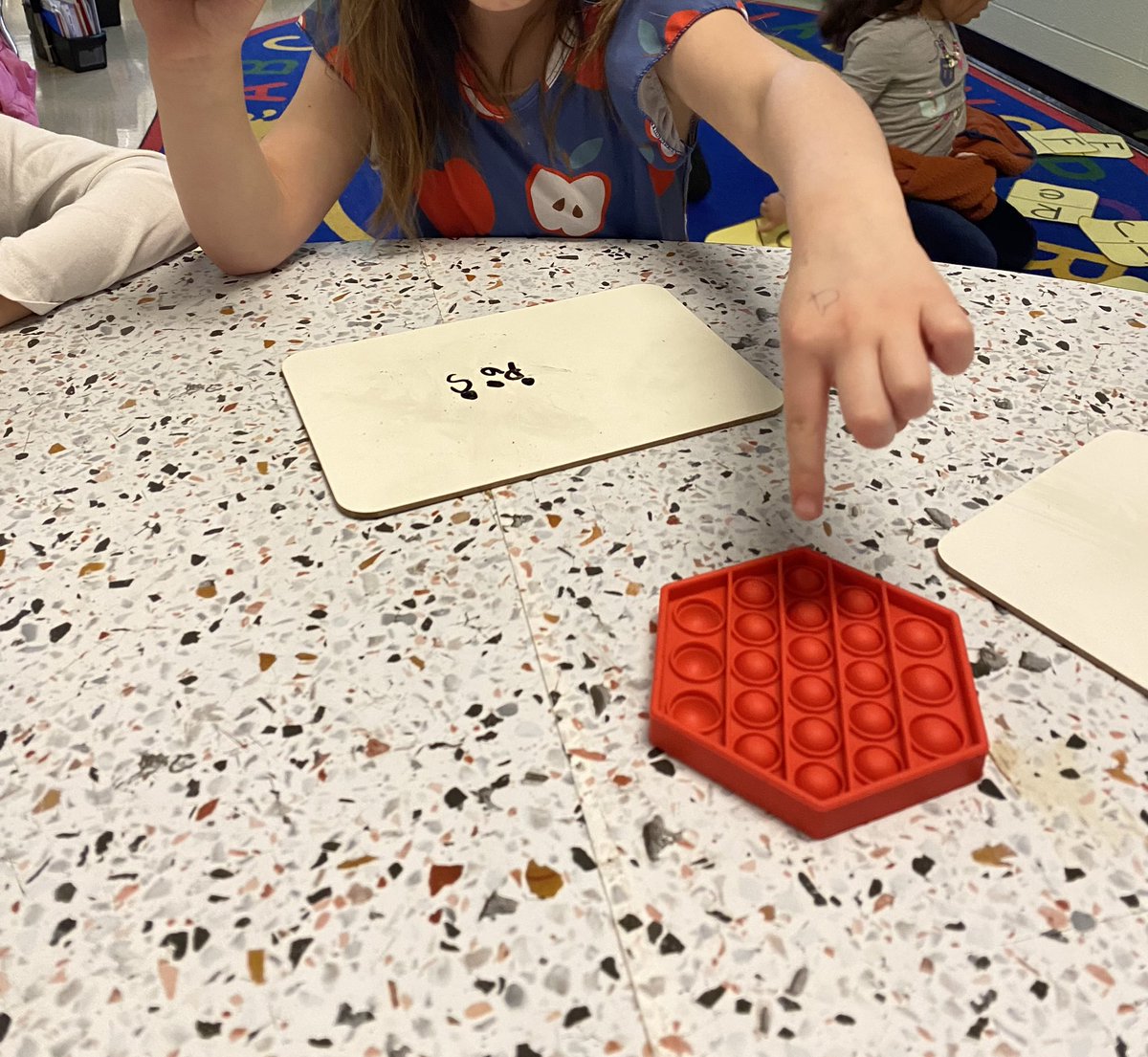 These kindergartners are working hard on writing CVC words and loving it! They are so excited to spell. Yesterday when I said we were almost done, they asked to write 10 more words🤩