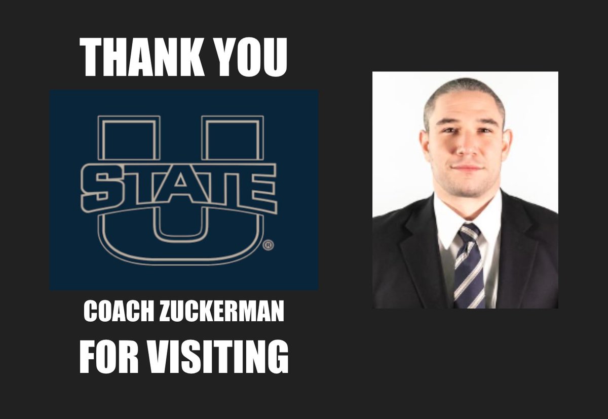 Thank you to Coach Banda (@CoachBanda) & Coach Zuckerman (@Coach_Zuck) from Utah State for stopping by today!