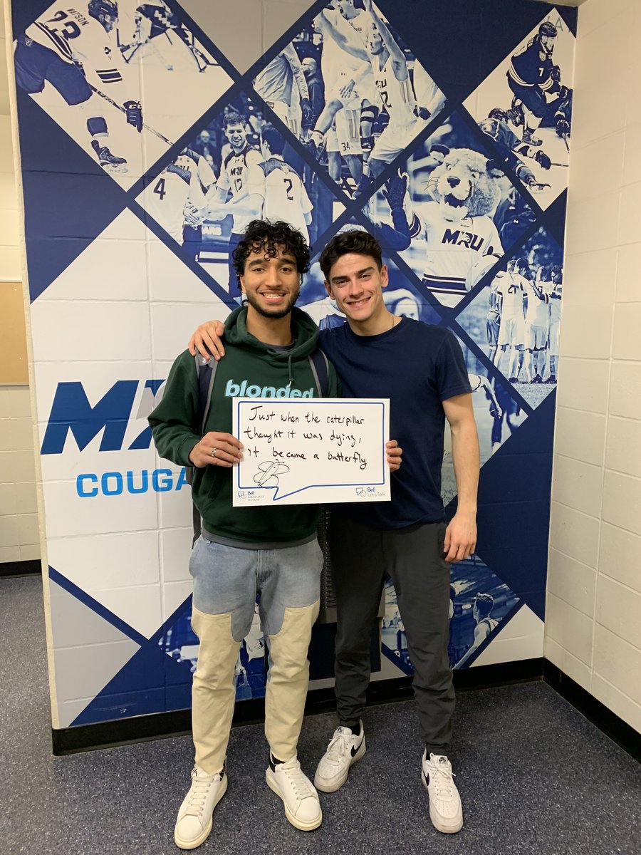 Today is Bell Let’s Talk day, but mental health is a conversation we have every day, both in the classroom and on game day. Learn more about the mental health resources available in the MRU community by visiting mru.ca/mentalhealth. 

#WeAreTheCougars | #MRULiveWell