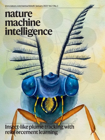 Bing Wen Brunton (@bingbrunton) on Twitter photo Tickled to see <a href="/tweetsatpreet/">Satpreet Singh</a>ās paper on DRL for plume tracking on the cover of <a href="/NatMachIntell/">Nature Machine Intelligence</a>! Also with <a href="/RajeshPNRao/">Rajesh P. N. Rao</a> <a href="/FlorisBreugel/">Floris van Breugel</a>
(Image is a watercolor by me š)
nature.com/articles/s4225⦠Tickled to see <a href="/tweetsatpreet/">Satpreet Singh</a>ās paper on DRL for plume tracking on the cover of <a href="/NatMachIntell/">Nature Machine Intelligence</a>! Also with <a href="/RajeshPNRao/">Rajesh P. N. Rao</a> <a href="/FlorisBreugel/">Floris van Breugel</a>
(Image is a watercolor by me š)
nature.com/articles/s4225ā¦