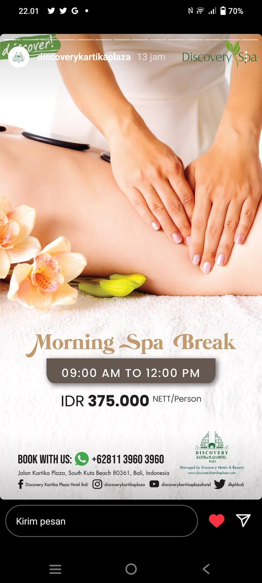 geg_wisuda's tweet photo. #discoverykartikaplazahotel
#balispa https://t.co/F20i0mL9hZ