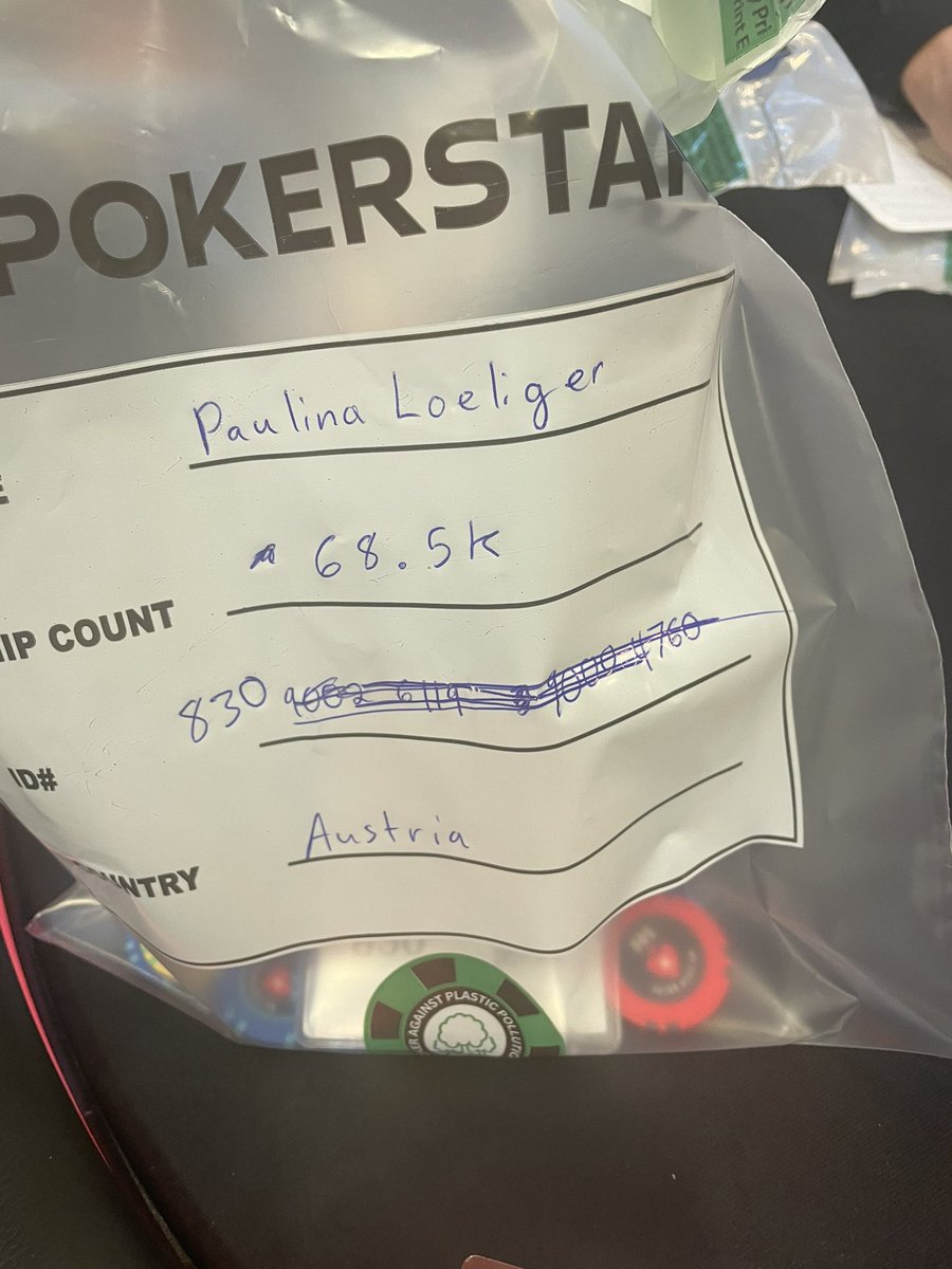 Poker Bunny on Twitter "Bag day 3 PCA main 10k"