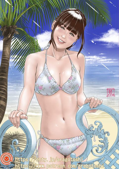 #くそ寒いので水着絵を貼る
菅本裕子ちゃんじゃよ～ん♪ 