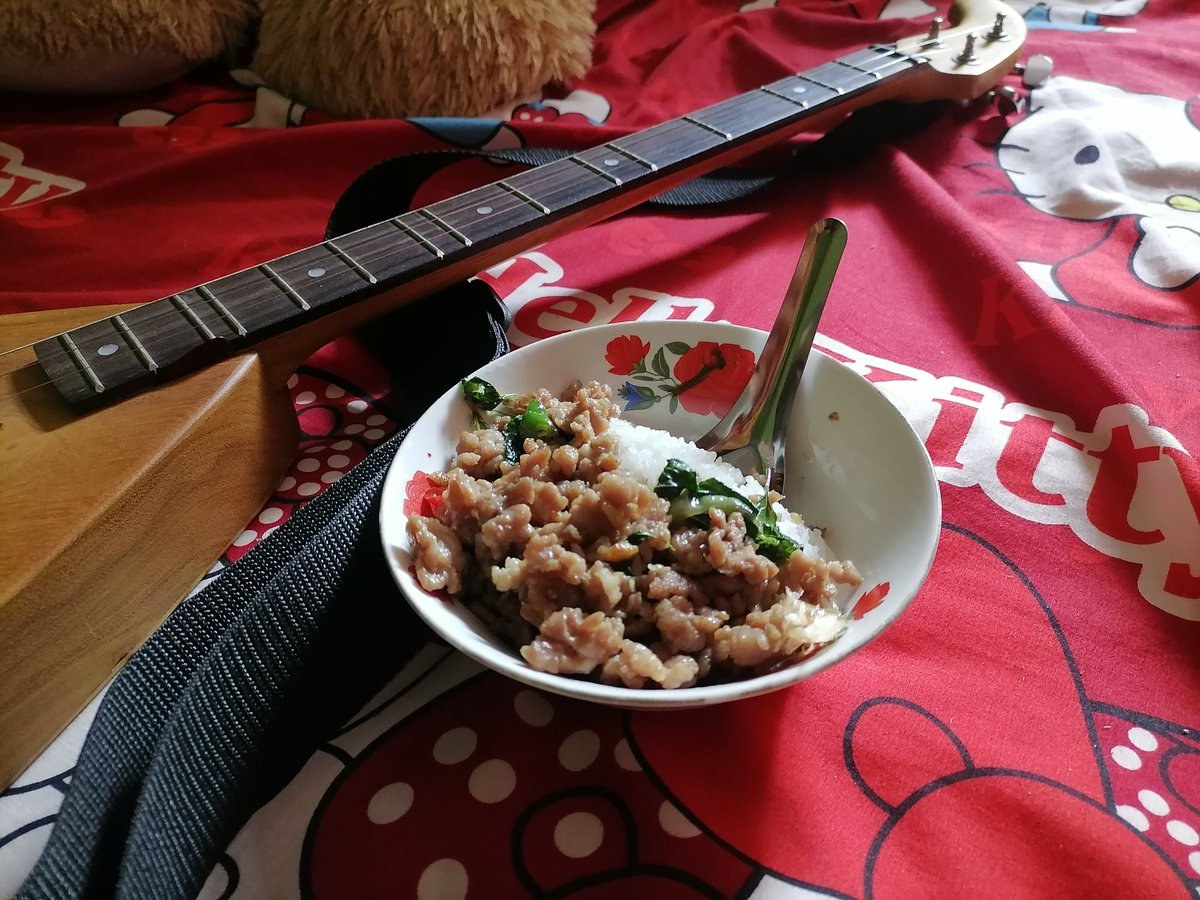 feemcatdj's tweet image. #Lucene​ @LucenePLG  เอื้อยครับวันนี้ผมใด้กินข้าวผัดกระ​เพราะ​ตั้งแต่เช้าเลยครับ​ กินไปเซิ้ง​ไปมันห้วนจังเลยครับ