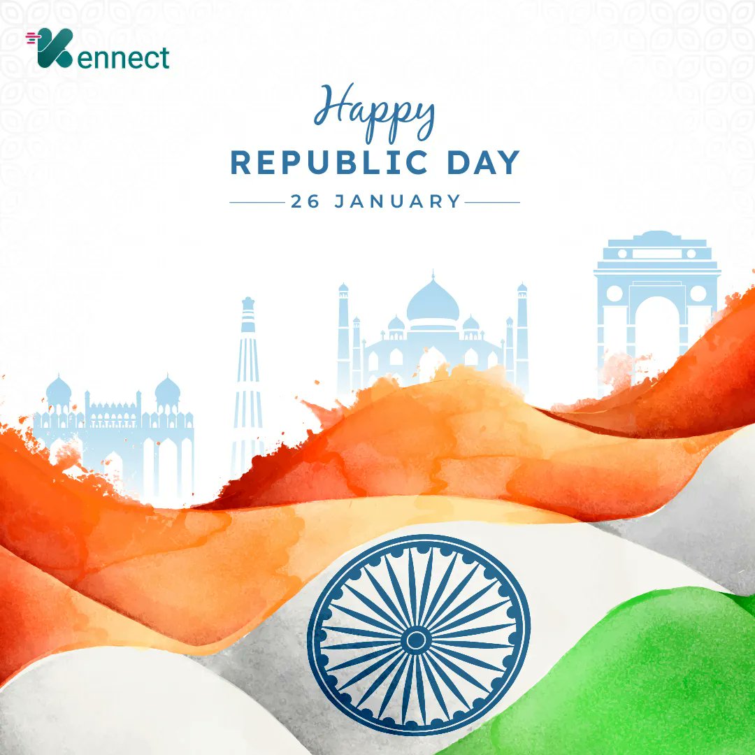 kennect_io's tweet photo. Happy Republic Day, India! Today, we celebrate the day our Constitution came into effect, granting us the rights and freedoms we hold dear. We honor the sacrifices of our forefathers who fought for our independence and the values of democracy and secularism. 

#RepublicDay #India https://t.co/IJqAWZWXZb