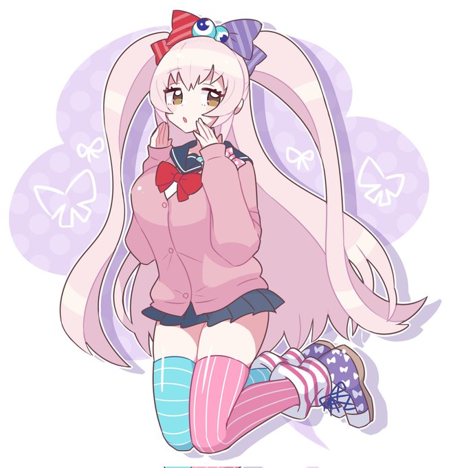 やるとなんかいい感じになる気がする絵の小手先のやつ
・線画の色トレス
・鼻の頭にハイライトいれる
・上睫毛の端を明るいグラデにする
・背景に色流す
・人物のアウトラインちょい太くする
・さらに白いフチをつける
・それをコピペしてずらして影にする 