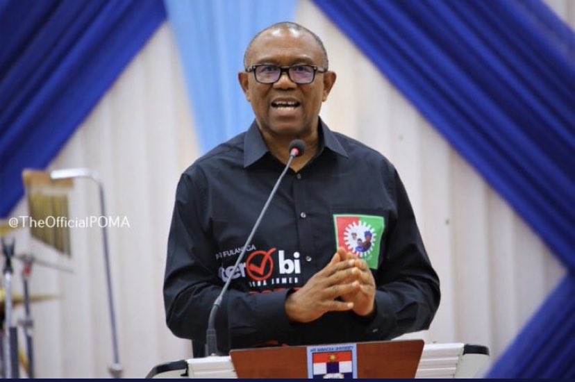 If Peter Obi is your president, hit the like button & retweet 

Let's make it a bad day for PDAPC miscreants

Nollywood Liverpool Mourinho Catholic Jigawa 'Shanty Town' Ramadan 'I WILL VOTE FOR PETER OBI' Halima IniEdo BVAS 'Sultan of Sokoto' Abortions Rufai 'Osita Chidoka' ASUU
