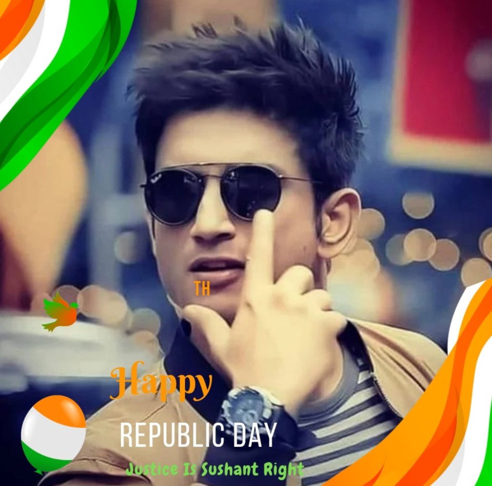 AlkeshAmin912's tweet photo. Happy Republic Day SSRians ✊

Let's Unitedly fight for 
👇
Sushant Singh Rajput Justice 

Justice Is Sushant Right 🔥 https://t.co/lY0PXJI62s