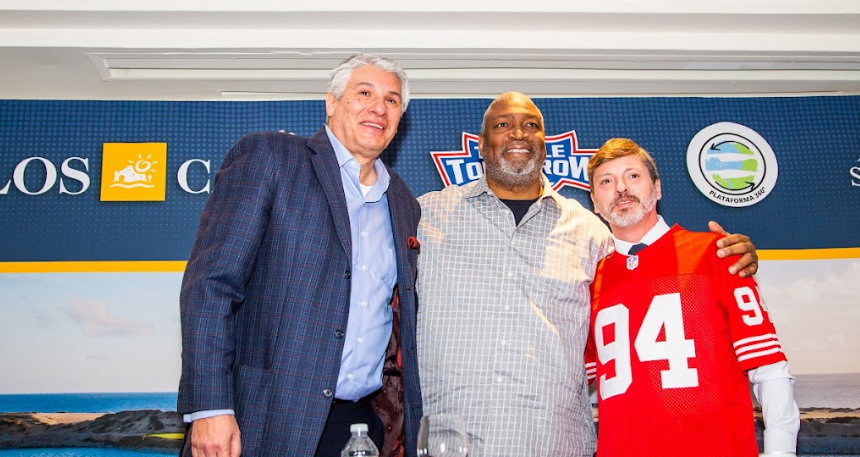 CartaMexico's tweet photo. Charles Haley y estrellas de la NFL estarán en Los Cabos apoyando a niños. Entérate de este evento altruista: 
https://t.co/Mj7zEDARtt
@TackleTomorrow 

#tackletomorrow #altruismo #ApoyoALaComunidad #LosCabos #CharlesHaley #nflfootball #NFLMX #mexicoalacarta https://t.co/mJHmfWKdAI
