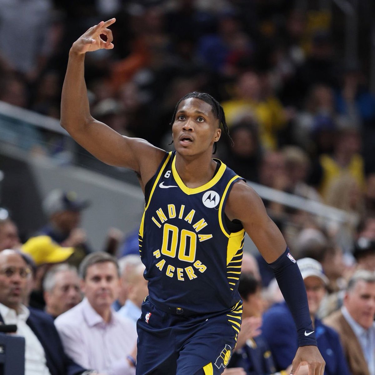 AKRileyy5's tweet photo. Mathurin is now 9th in franchise history for Total Points by a Rookie… 

Still 32 games to play https://t.co/648maYpxI3
