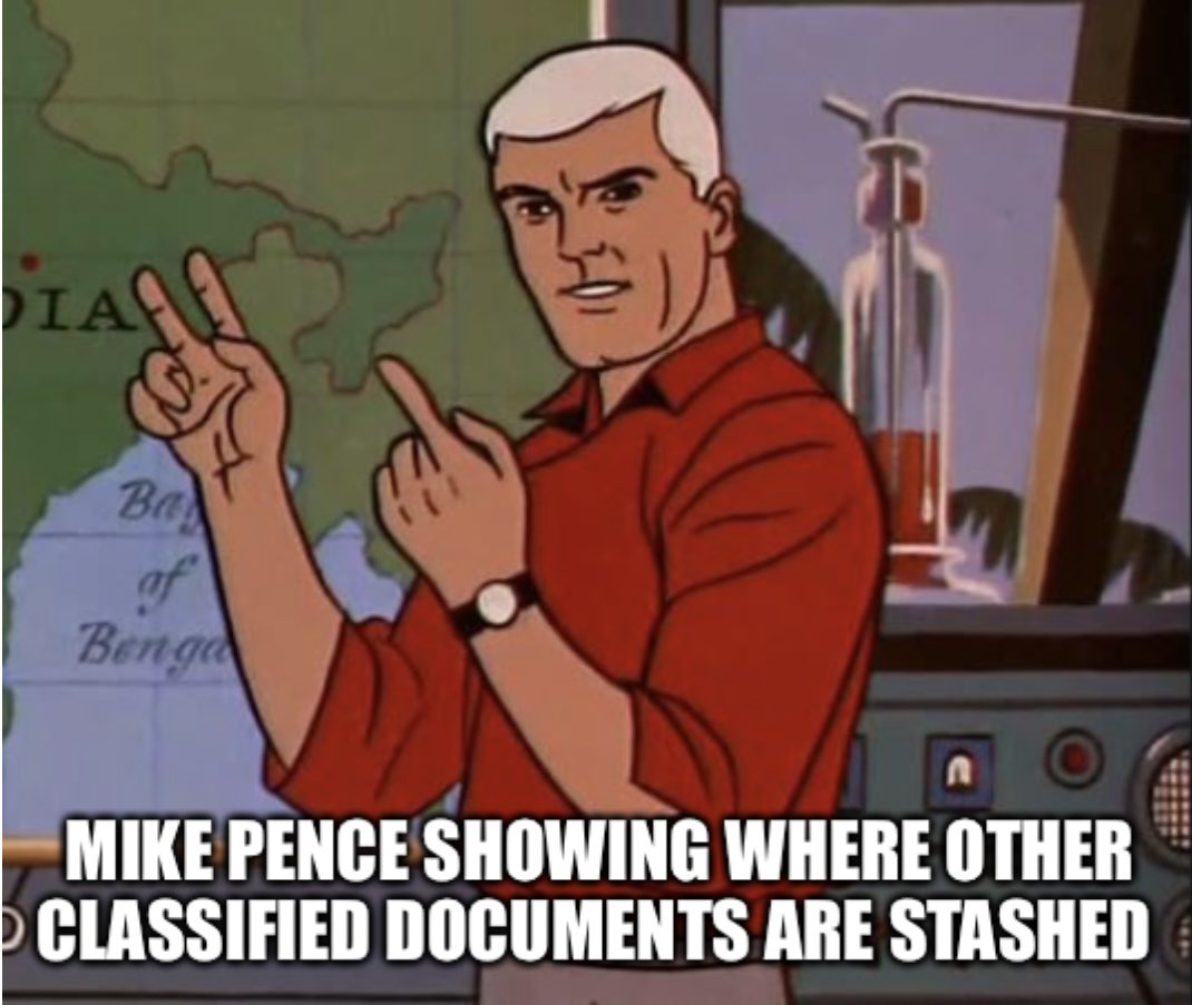 Litschick's tweet image. #ClassifiedDocs #MikePence