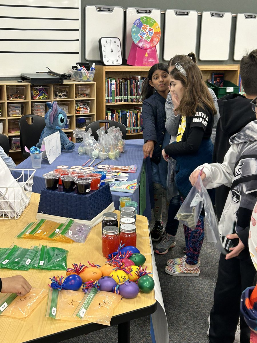 Today <a href="/mrsgonzalesnisd/">Mrs Melissa Gonzales</a> the 3rd graders in Mrs. Gonzales’s class hosted a market. My daughter was so excited to sell her items at her “Ohana Store.” What a great way to teach financial literacy!! <a href="/NISDKallison/">Kallison Elementary</a>