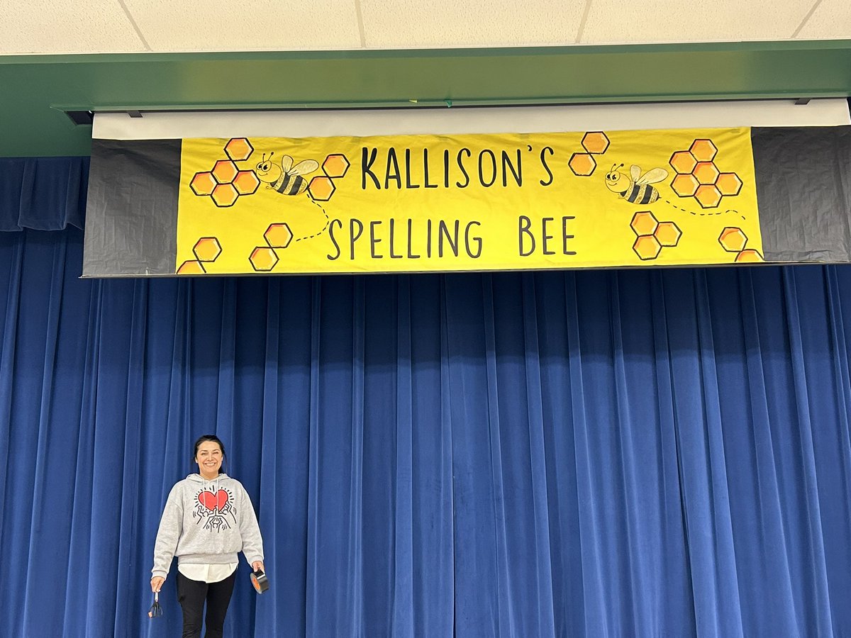 It’s that time of year…Spelling Bee is this Friday!! 🐝 Thank you <a href="/valmARTinezNISD/">Valerie Martinez</a> and <a href="/_ravenpadilla/">Raven Padilla</a> for the BEAUTIFUL banner!! <a href="/NISDKallison/">Kallison Elementary</a>