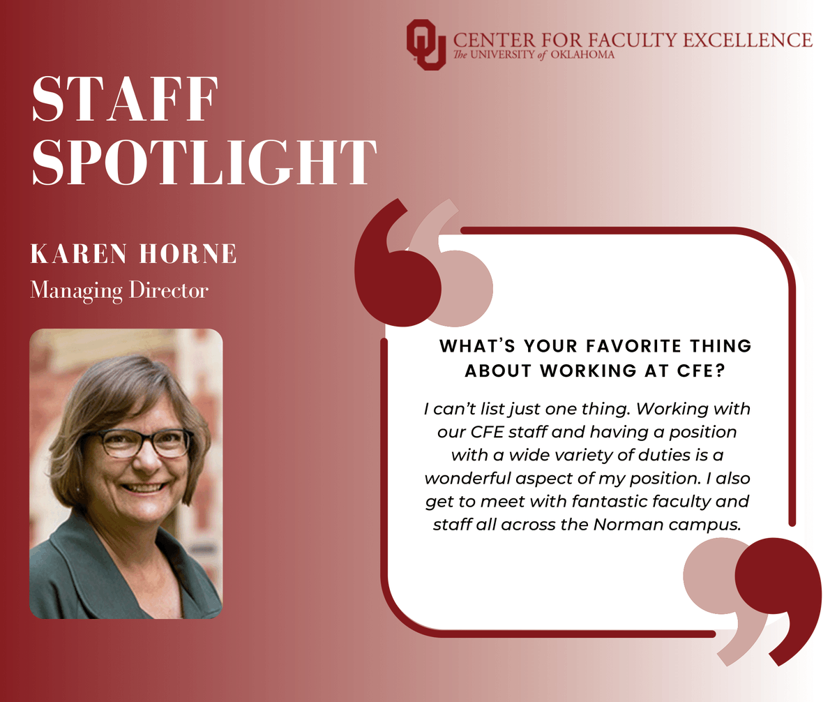 OU Center for Faculty Excellence tweet media
