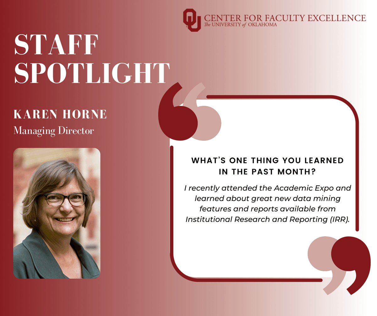 OU Center for Faculty Excellence tweet media