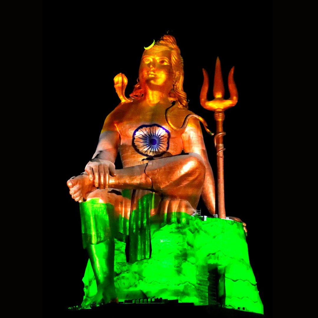 statueofbelief's tweet photo. गणतंत्र दिवस के उपलक्ष में विश्व की सबसे ऊंची शिव प्रतिमा "विश्वास स्वरूपम्" (Staute of Belief) पर चार दिवसीय 26 से 30 जनवरी गणतंत्र दिवस महोत्सव मनाया जाएगा । जिसमें प्रतिदिन कालबेलिया नृत्य, कठपुतली शो, एवं लंगा गायन का आयोजन किया जाएगा । 
.
#ligthdecoration #independenceday https://t.co/811ZaO8FIO