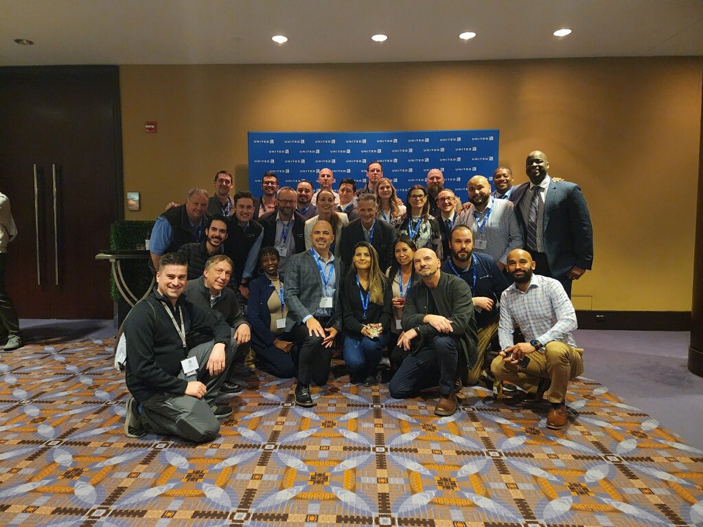 CUNgirlatDEN's tweet photo. AO Leadership Conferences are back! 💙 #AOLeadershipConference #UAL #UnitedAirlines #GLTW #GoodLeadsTheWay #WhyILoveAO #TeamDENCS #FriendlySkies https://t.co/3oNnnGTZ4r