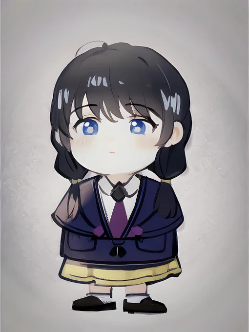 ちょっと今風な絵のAIゆりちゃん 