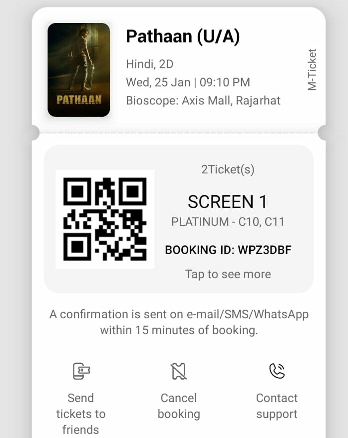SamimMallick15's tweet photo. Sorry @iamsrk can't see 1st day 1st show... But not missed 1st day last show.. ❤💚💙
#ShahRukhKhan𓀠 #Pathaan #Kolkata
Now world going through with #srkfever #SRKUniverse https://t.co/DTj1gJSmwE