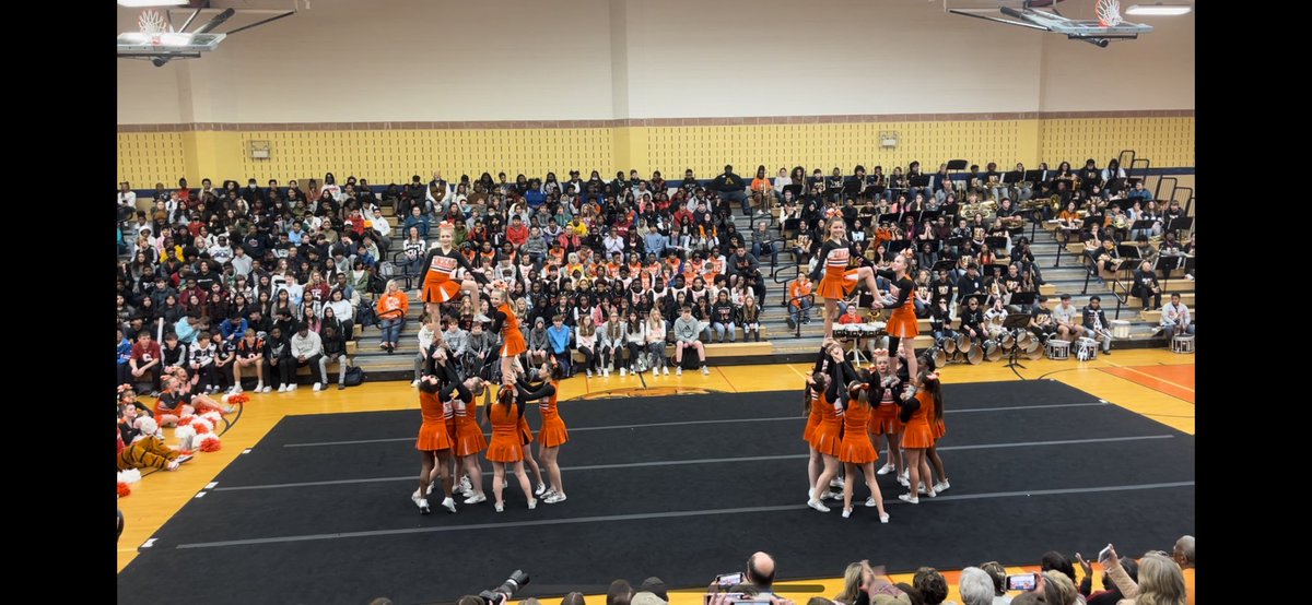 Great pep rally today!!!