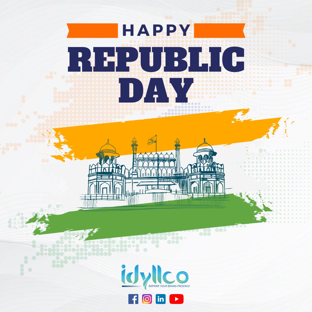 Idyllco2's tweet photo. Happy Republic Day Everyone from Idyllco Family!!

#idyllco #republicday #republicdayindia #republicday2023 #freedom #celebraterepublicday🇮🇳 https://t.co/MH4Hudpa7v