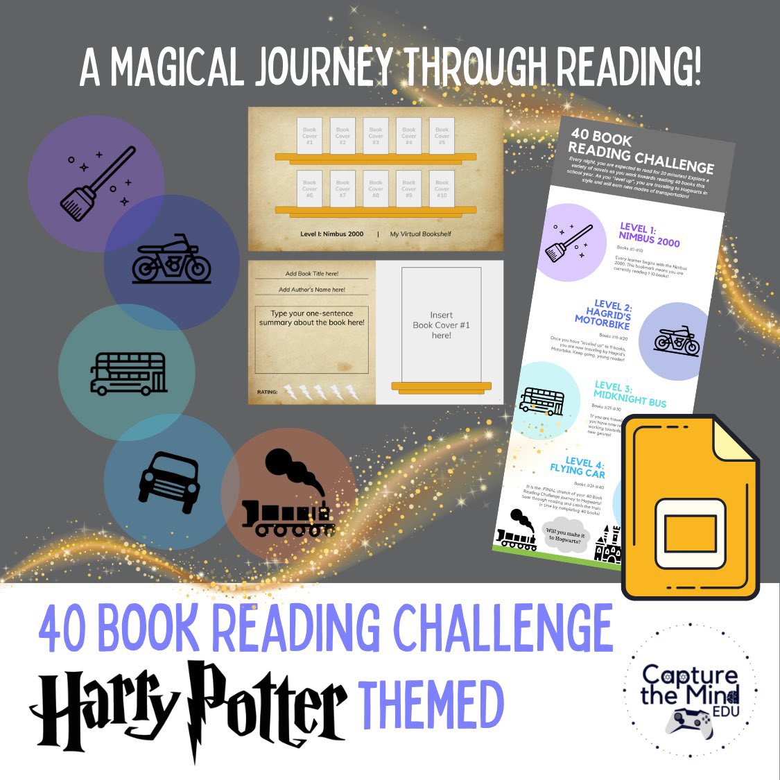 capture_mindEDU's tweet photo. Inspire reading and track progress with this Harry Potter themed 40 Book Reading Challenge! #reading #ela #harrypotter #40bookreadingchallenge #readingchallenge

https://t.co/aUaOfJPagQ https://t.co/eEgKf3NoQV