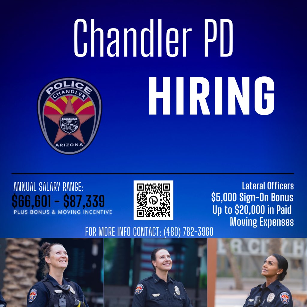 Chandler Police on Twitter "NOW HIRING Lateral Officers! Join 