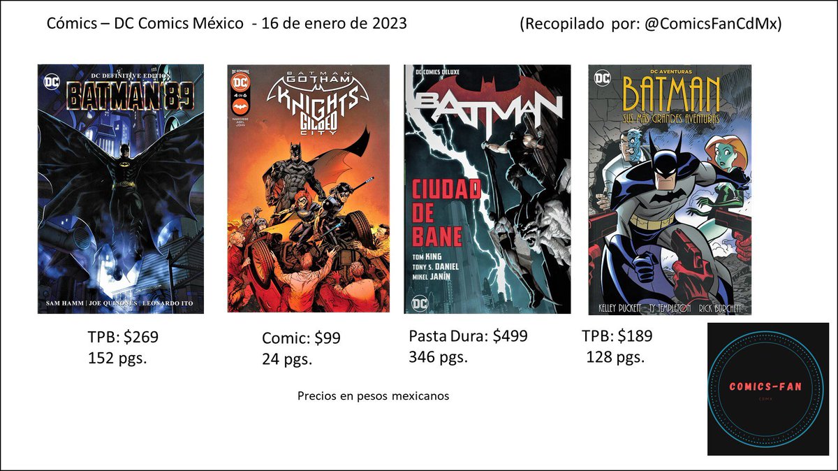 ComicsFanCdMx's tweet photo. (1/2)¡Amigos fans! Reportando desde mi Sanborns más cercano, ya llegaron las #Novedades de #Cómics de #SMASHComics que esperábamos la semana pasada aunque con algunos cambios: Estos 8 títulos sí llegaron, como pueden ver en las fotos... https://t.co/5fnuI1l4iv