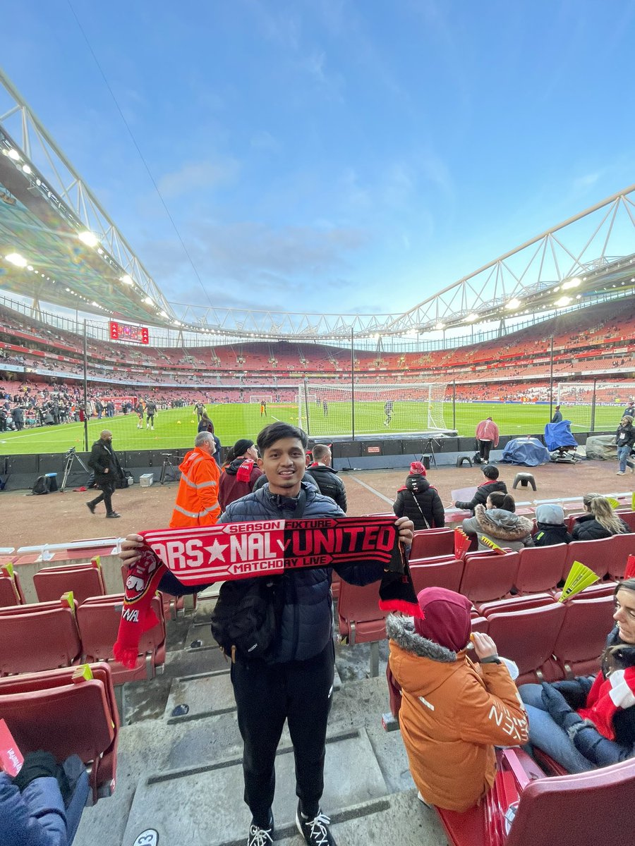 Latepost - had so much fun watching Arsenal vs United game at the Emirates stadium. Amazing home crowd, a well deserved win 🔥