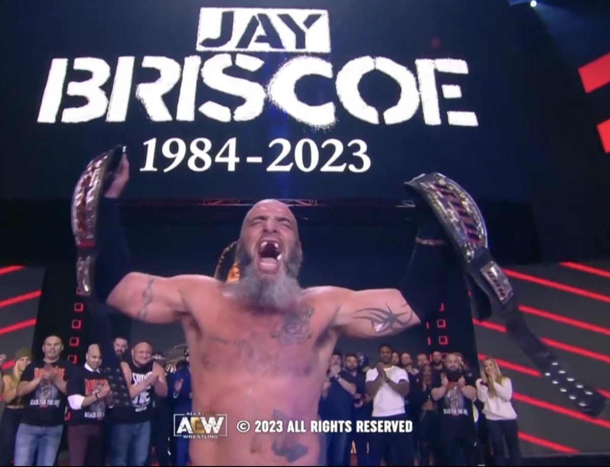 LetThemWrestle's tweet photo. we love you jay briscoe https://t.co/M6ZXivt2rt