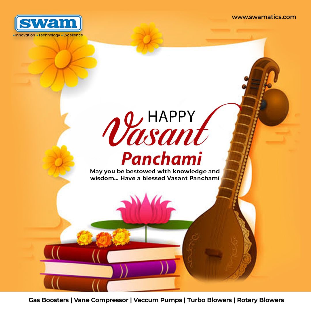 May you be bestowed with knowledge and wisdom... Have a blessed Vasant Panchami

Happy Vasant Panchami 2023
. . . .

#BasantPanchami #BasantPanchami2023 #HappyBasantPanchami #VasantPanchami  #SaraswatiPooja #GoddessSaraswati #SaraswatiVandana #Swam #Swampneumatics