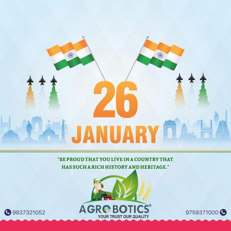 Agro_Botics's tweet photo. Happy republic day https://t.co/ppuAAEOiYs