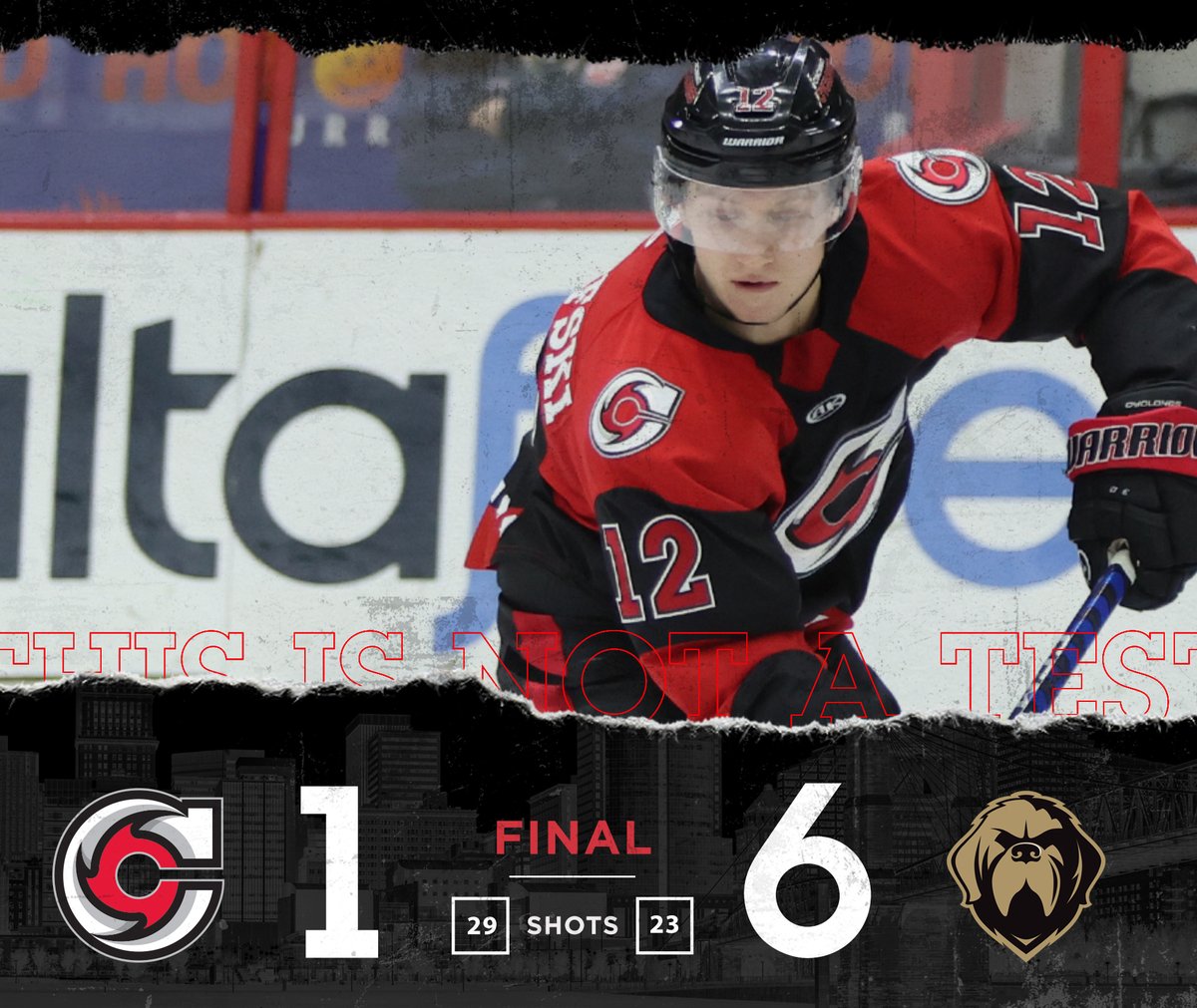 CincyCyclones's tweet photo. Good news is... we have Friday and Saturday for redemption! https://t.co/RKX7IbyiZK