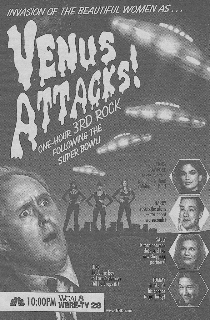 RetroNewsNow on Twitter "📺NBC Primetime, January 25, 1998 — '3rd Rock