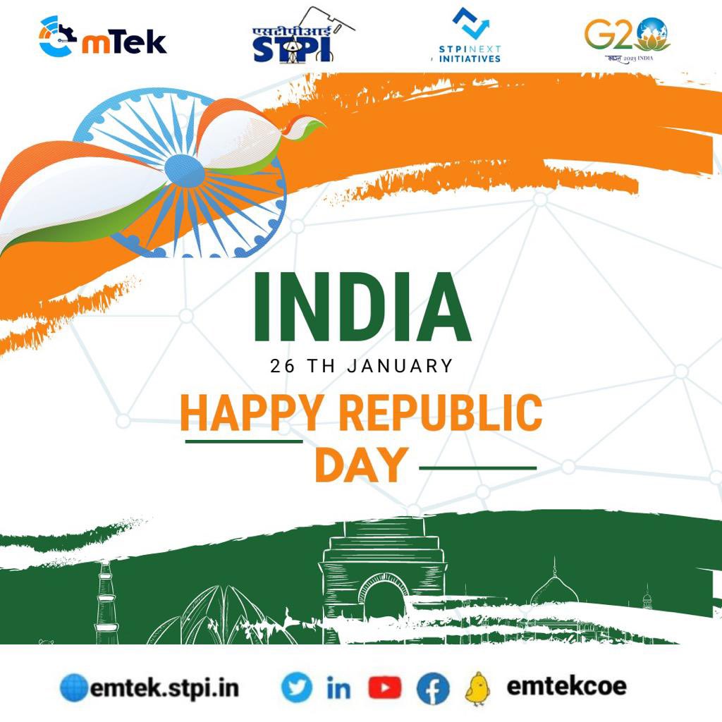 emtekcoe's tweet photo. Freedom is indeed the most expensive as it came after the sacrifices of our freedom fighters, so never take it for granted. Happy Republic Day 2023!#republicday #india #indianarmy #indiafirst #startupindia #inovateindia #intigrity #janpath #republic #74threpublicday https://t.co/ebIVvA40HB