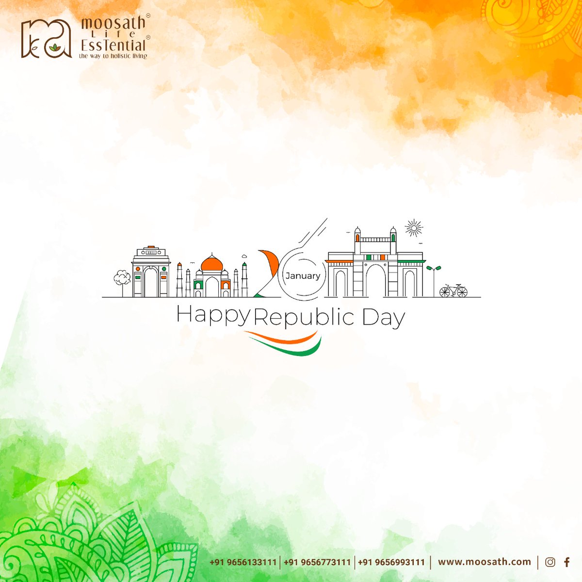 Moosath Life EssTential wish you a Happy Republic Day