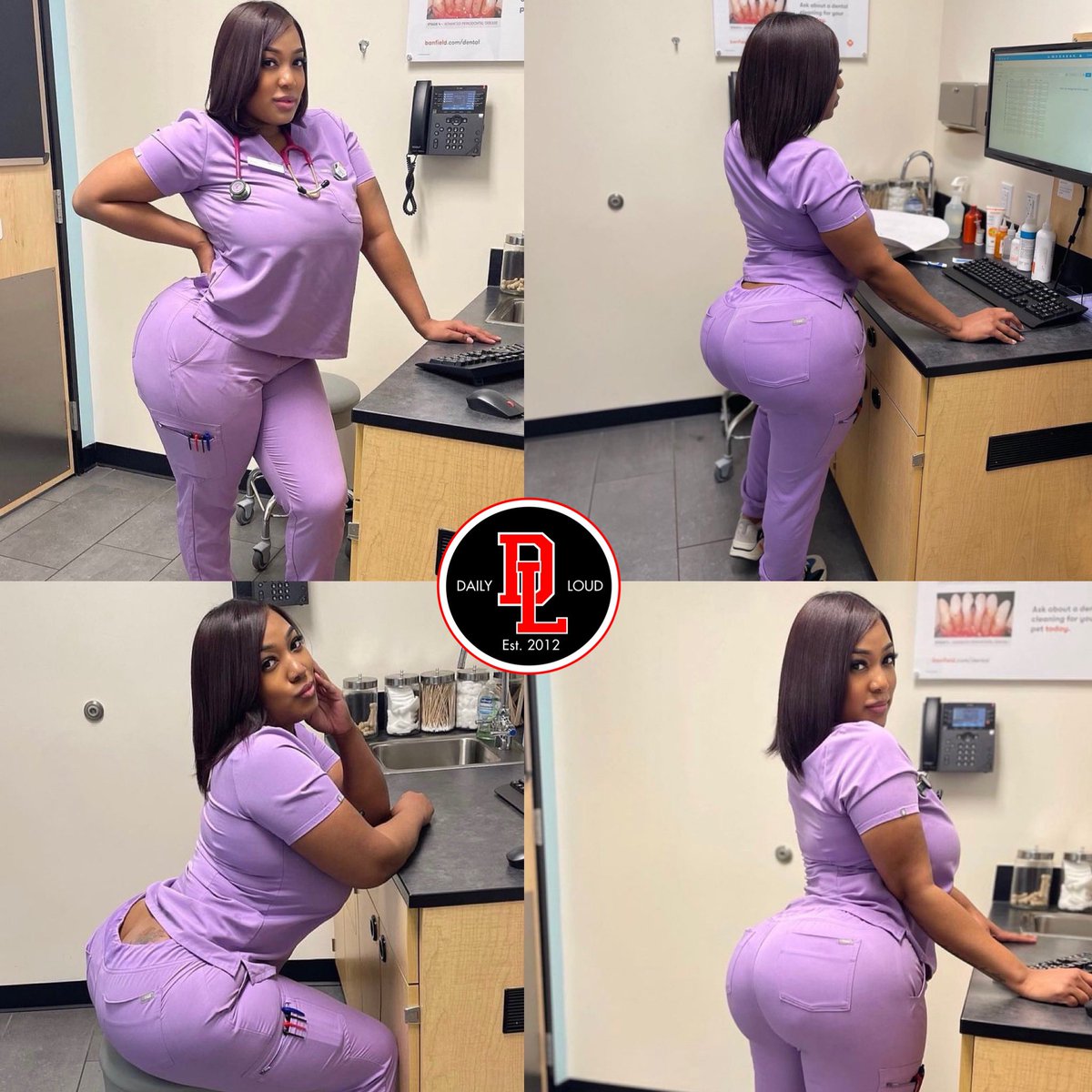This Nurse is going viral for her photo shoot at the doctors office 👀📸