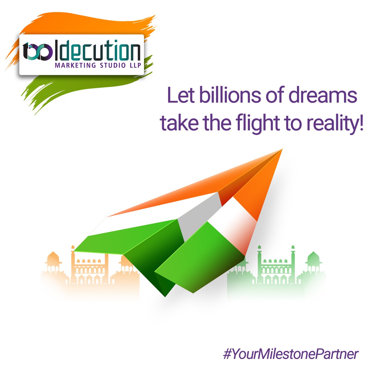 idecution's tweet photo. #Idecution joins the #nation in celebrating the #RepublicDay. As we honour the founding ideals of our #country, we remain #committed to #empowering #businesses and helping turn their #dreams into #reality.

#DigitalTransformation #YourMilestonePartner #HappyRepublicDay #MSMEs https://t.co/uGxIm8sVF0