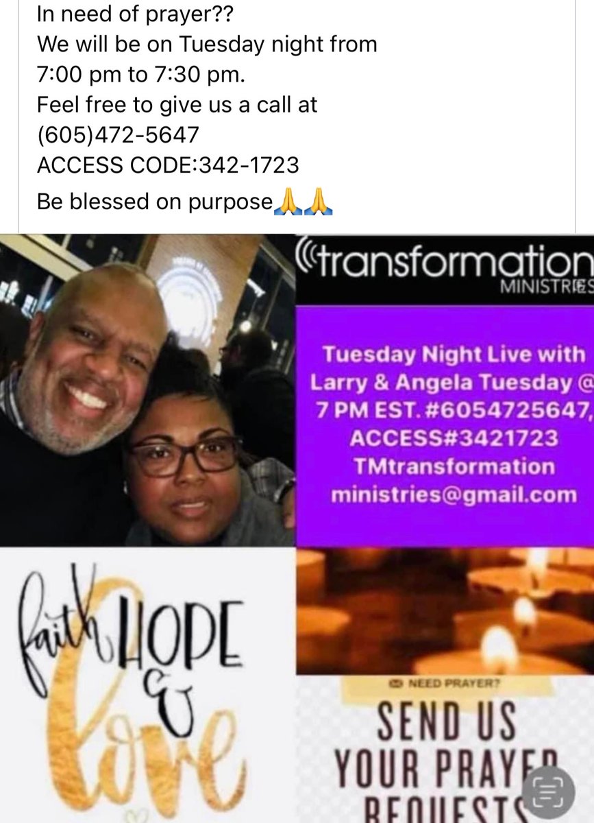 AngelaSator's tweet photo. Transformation Ministries
Get transformed https://t.co/23ge60swJ4