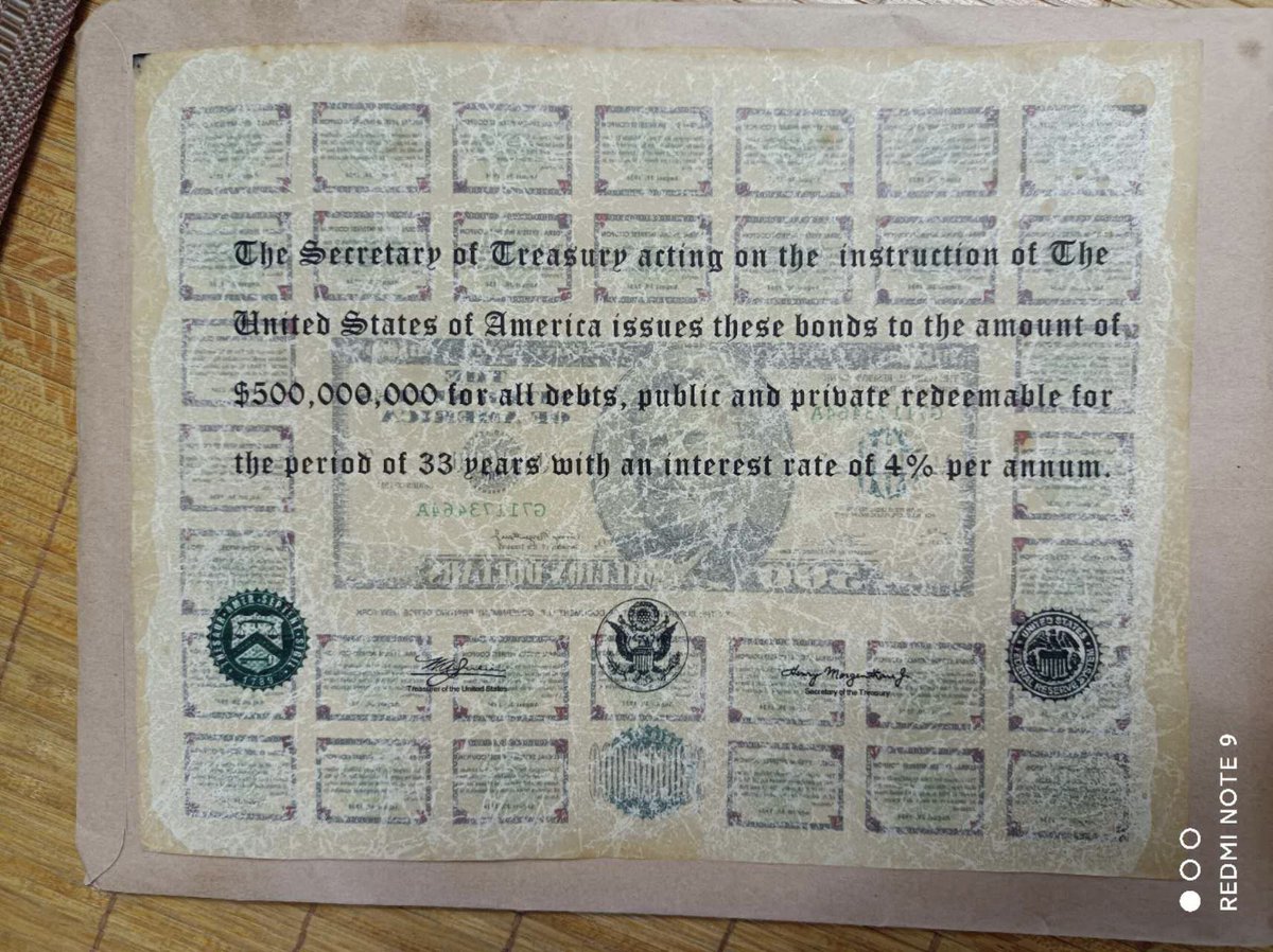 DrukenAlchemist's tweet image. Any one knows what is it or how to cash it out? #FederalReserveNote @elonmusk